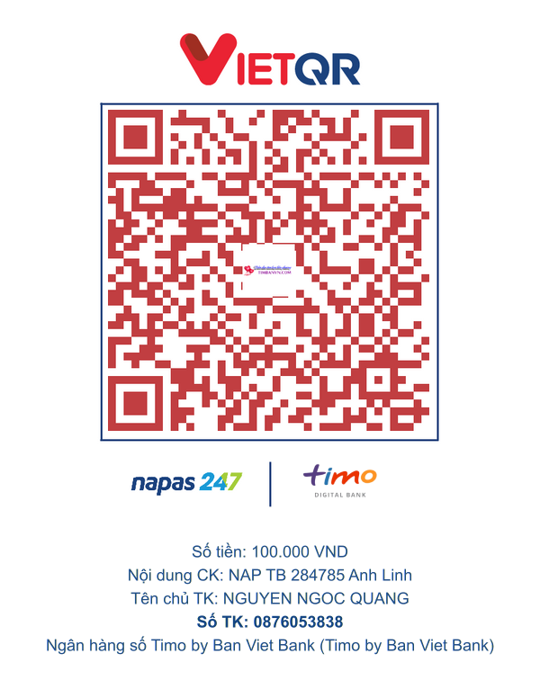 QR chuyển khoản
