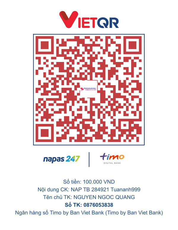 QR chuyển khoản