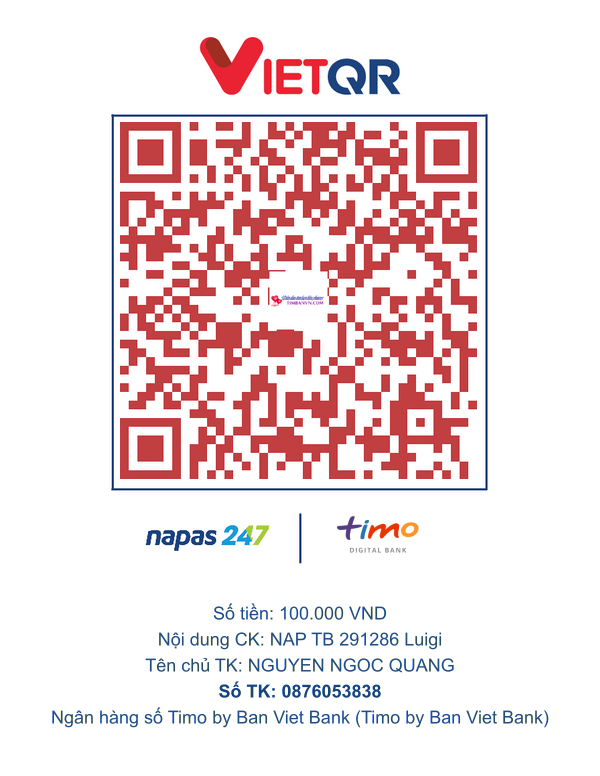 QR chuyển khoản