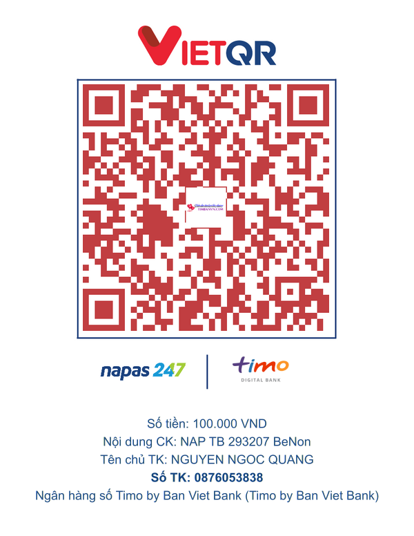 QR chuyển khoản