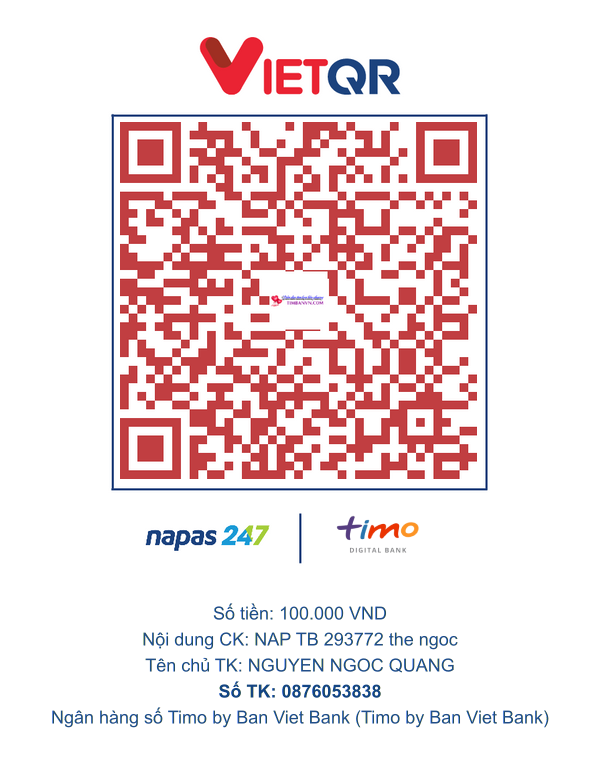QR chuyển khoản