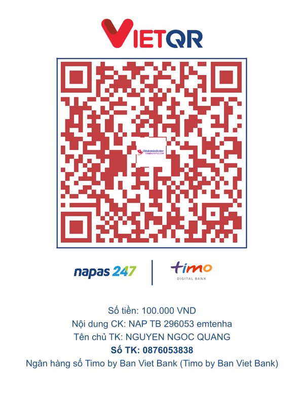 QR chuyển khoản