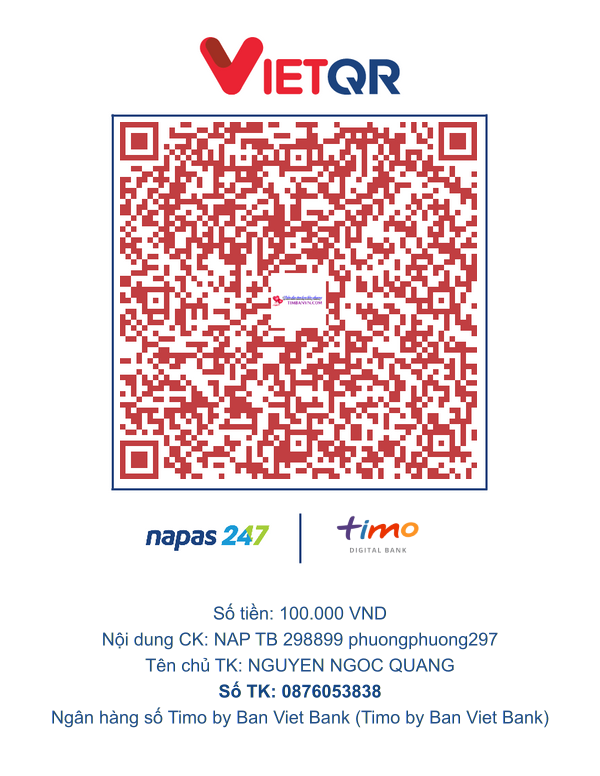 QR chuyển khoản