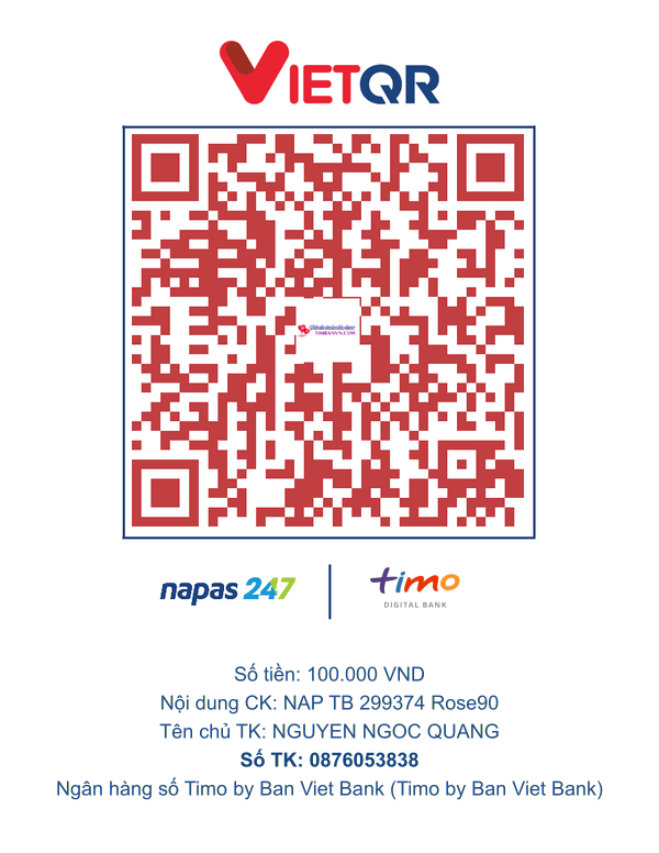 QR chuyển khoản