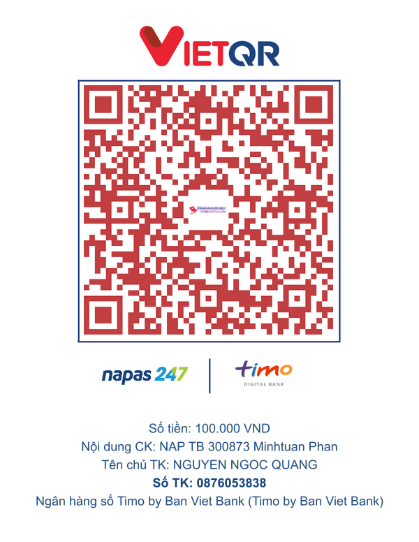 QR chuyển khoản