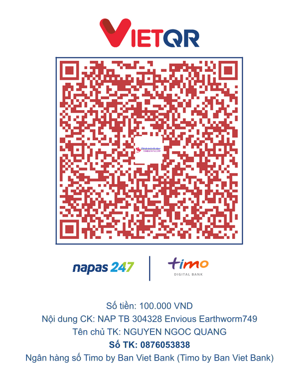 QR chuyển khoản