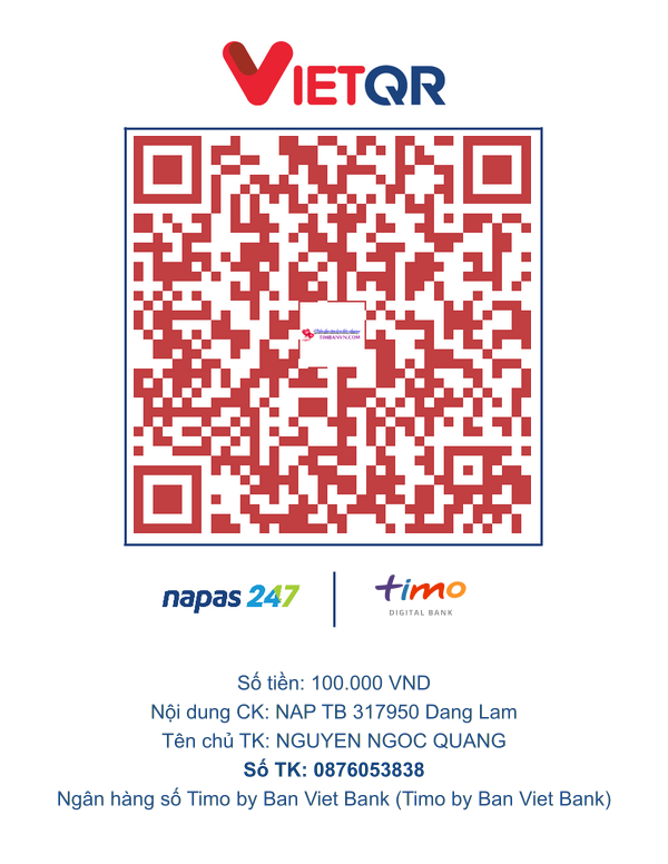 QR chuyển khoản