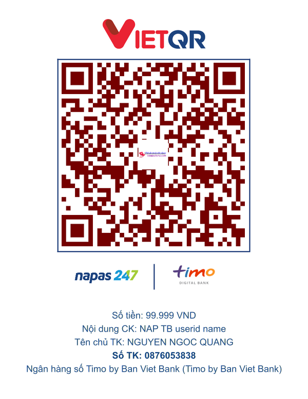QR chuyển khoản